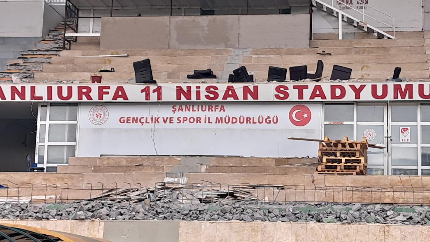 Şanlıurfa’da Süper Kupa yıkımı