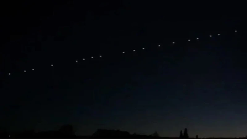 Urfa semalarında geceyi aydınlatan cisimler merak uyandırdı