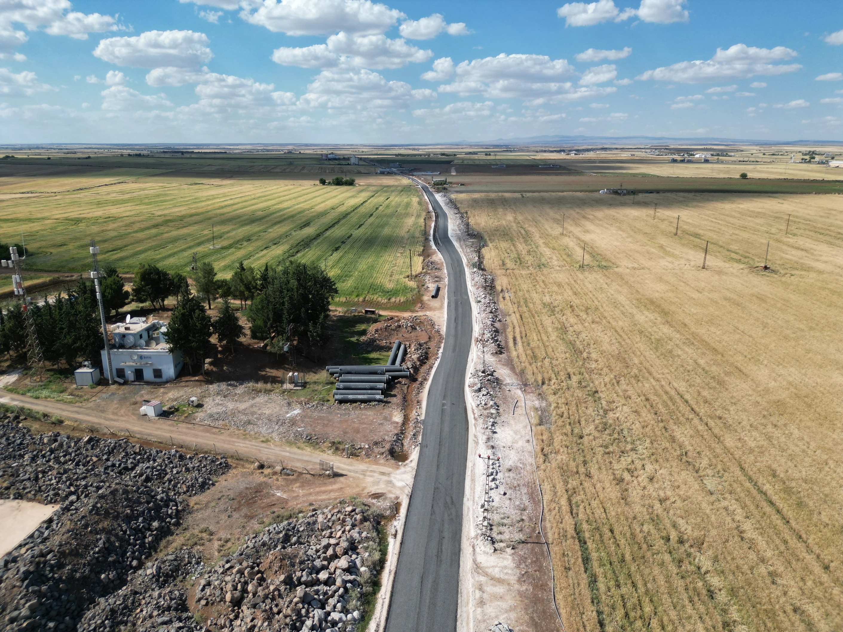 Şanlıurfa’da mesire alanına giden yol baştan sona yenilendi