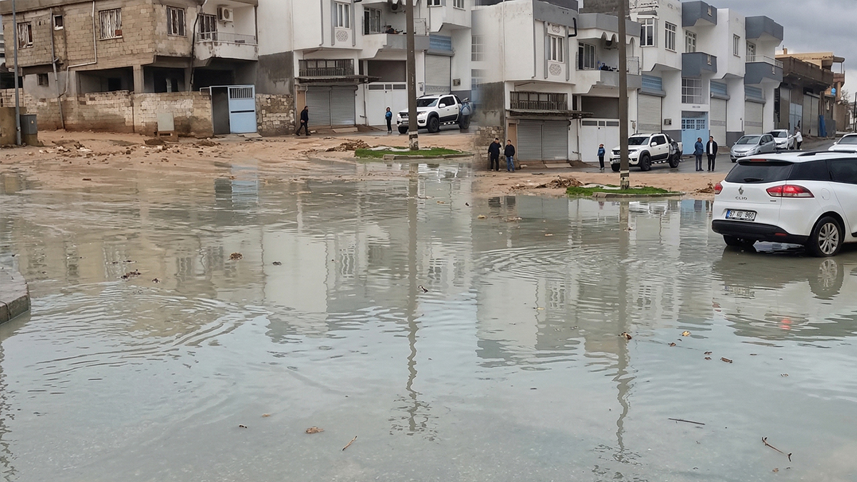ŞUSKİ açıkladı! Şanlıurfa’da su birikintilerinin nedeni belli oldu