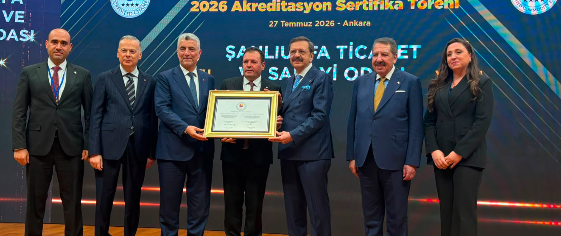 ŞUTSO’nun başarısı tescillendi: 5 Yıldızlı Akredite Oda Sertifikası aldı!