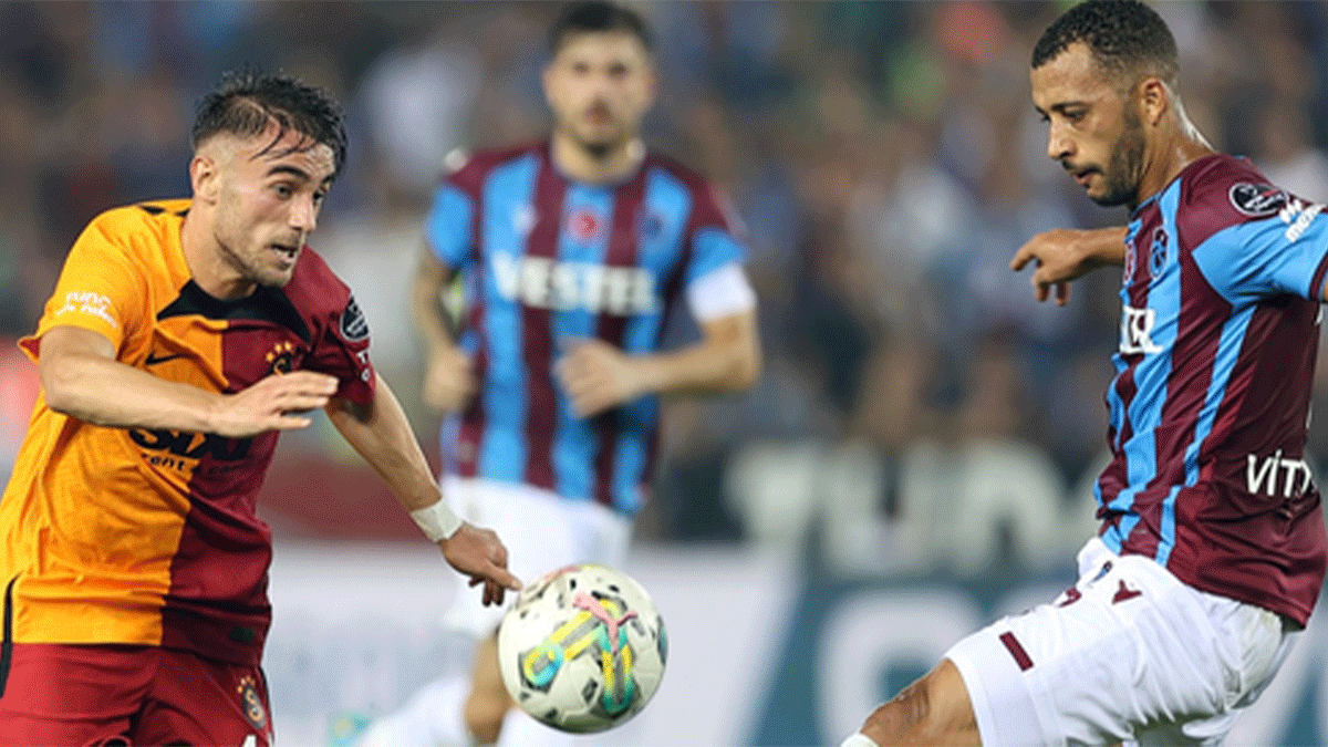 Galatasaray-Trabzonspor maçında ilk 11’ler belli oldu