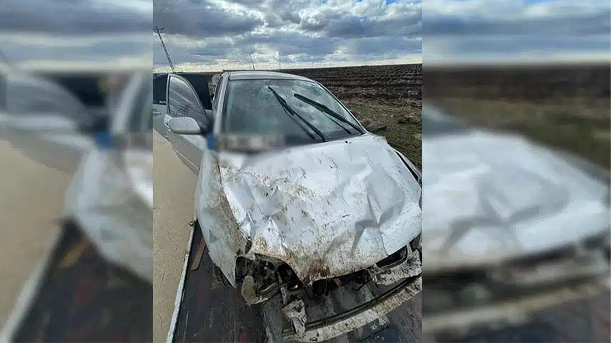 Şanlıurfa’da kontrolden çıkan otomobil takla attı!