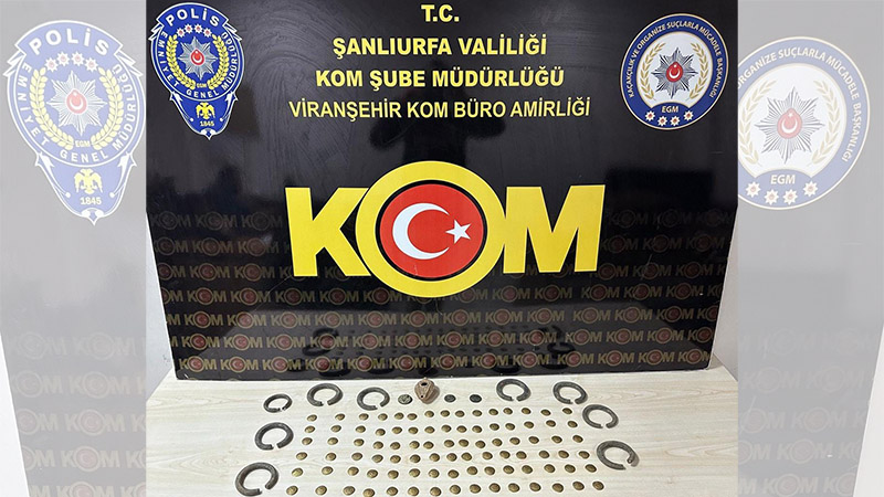 Şanlıurfa’da tarihi eser kaçakçılığı operasyonu:  Bakın neler ele geçirildi!