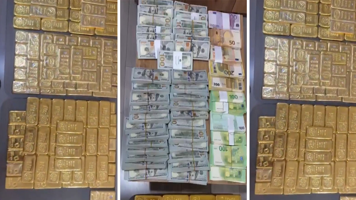 Tek adreste 200 kilogram altın ele geçirildi! Piyasada 1,34 milyar lira…