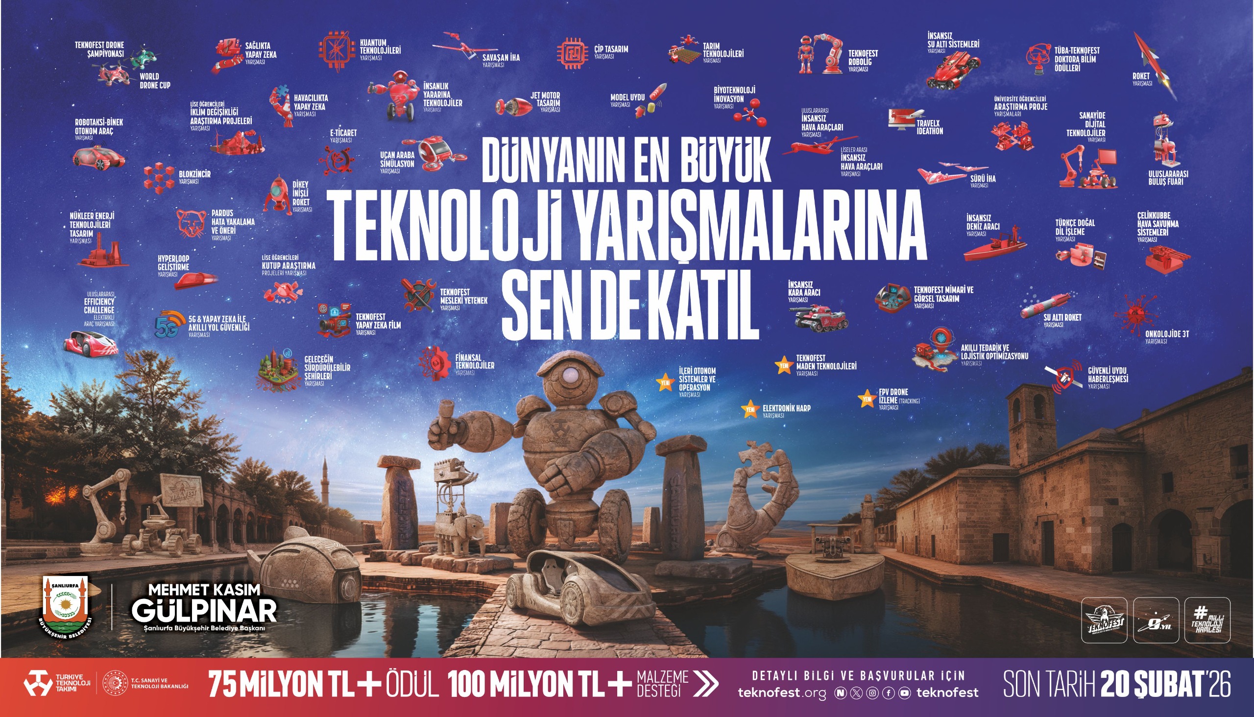 TEKNOFEST 2026 teknoloji yarışmaları başvuruları başladı