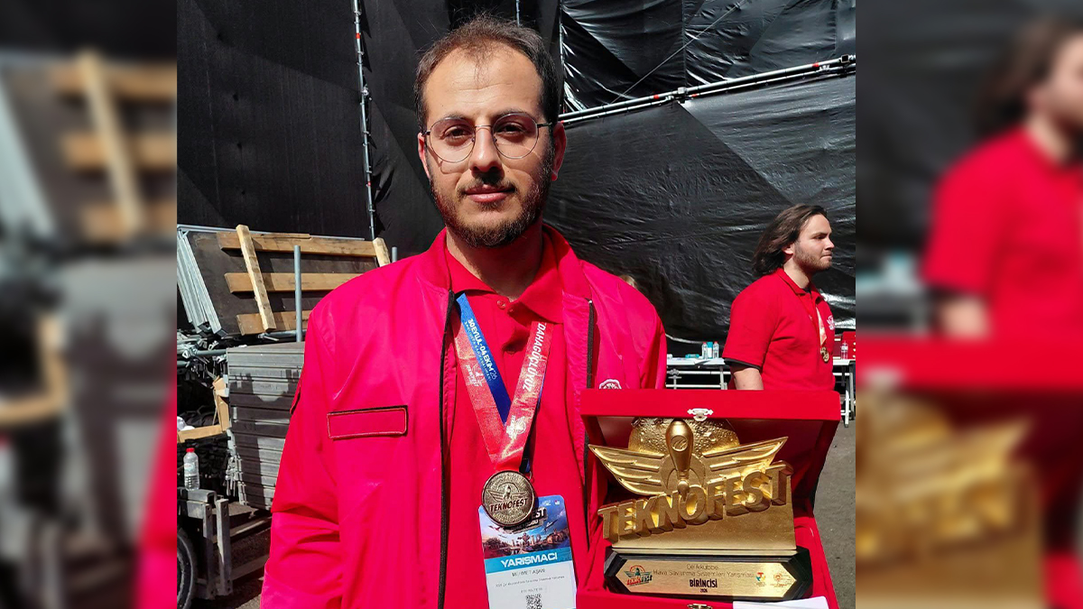 Şanlıurfalı genç mühendis TEKNOFEST’te Türkiye birincisi oldu