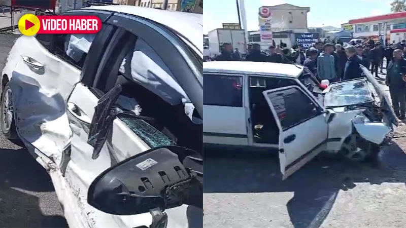 Şanlıurfa'da korkutan kaza!  İki aracın kafa kafaya çarpıştığı kazada yaralılar var