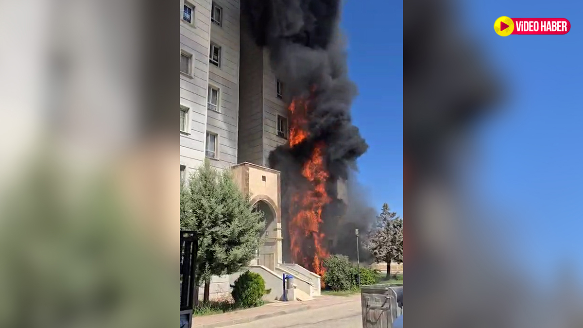 Şanlıurfa'da TOKİ konutları alevlere teslim oldu: Mahalle ayağa kalktı
