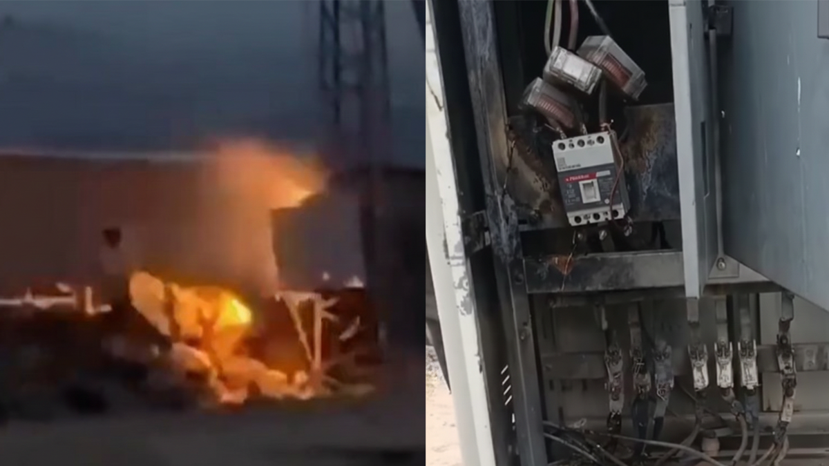 Şanlıurfa’da elektrik panosu küle döndü!