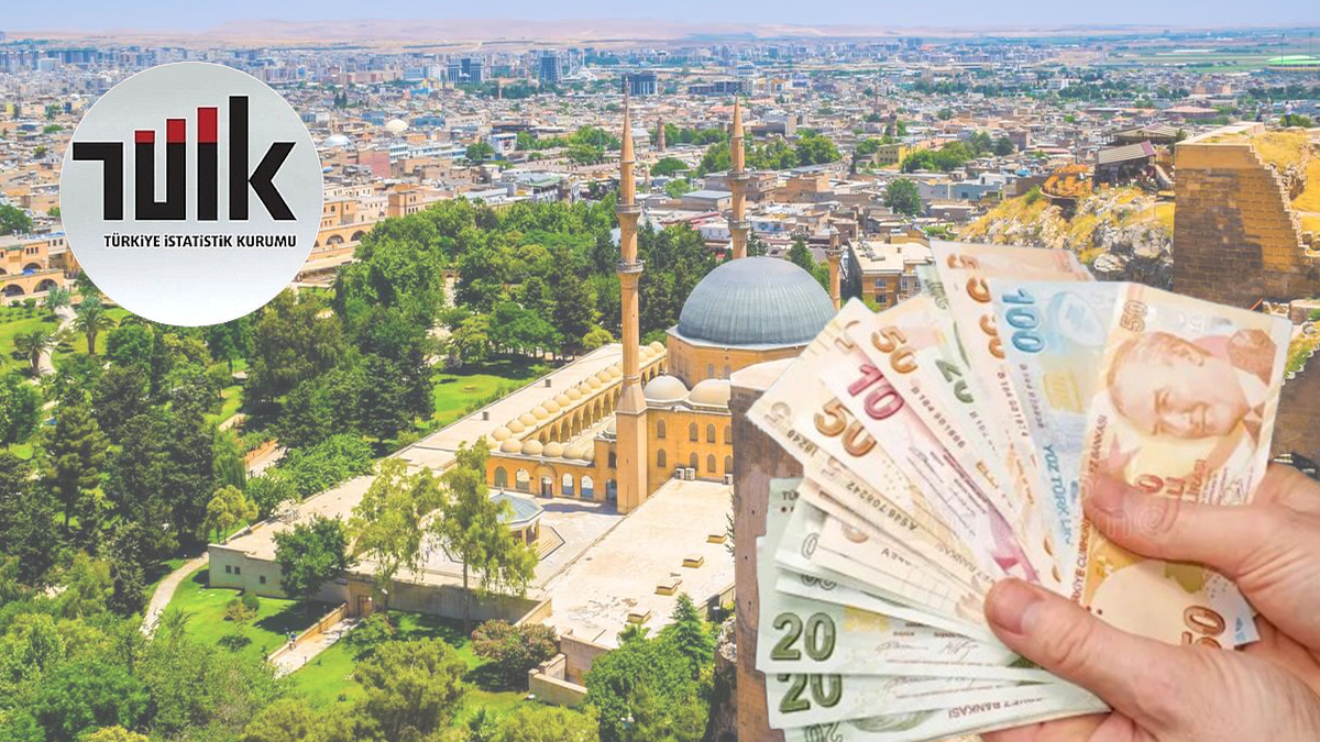 TÜİK ilk kez açıkladı: İşte Şanlıurfa'nın en zengin ve yoksul ilçesi!