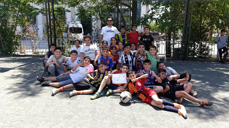 Haliliye’de öğrenciler arası futbol turnuvası renkli geçti