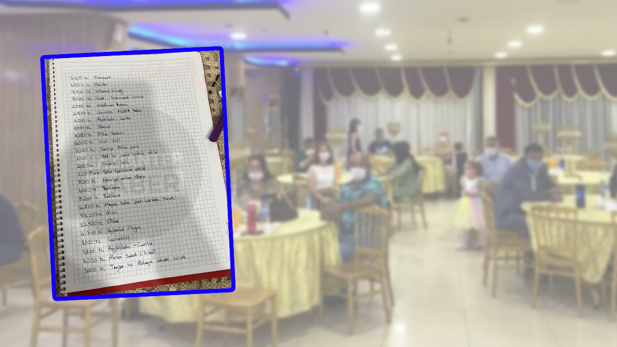 Kız tarafı vazgeçti, erkek tarafı kalem kalem listeledi!