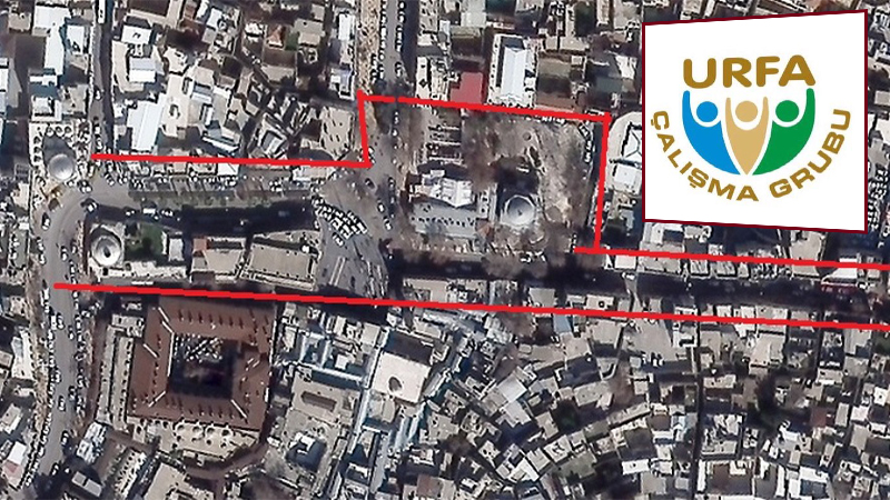 Urfa Çalışma Grubu’ndan yıkılan pasajın yeri için öneri