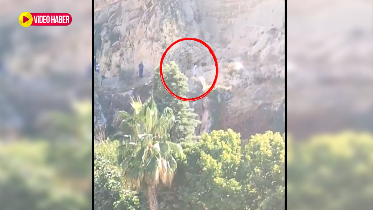 Şanlıurfa’da korku dolu dakikalar: Urfa Kalesi’nden…