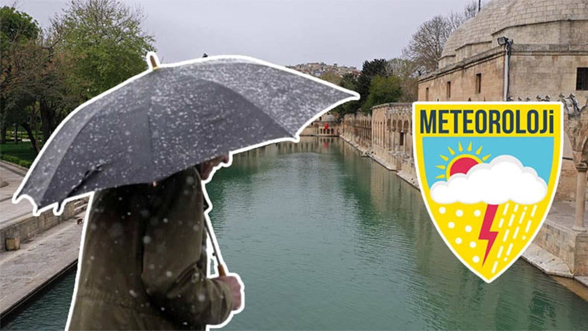 Urfa’da bahar havası kısa sürdü: Meteoroloji’den yarın için yağış uyarısı