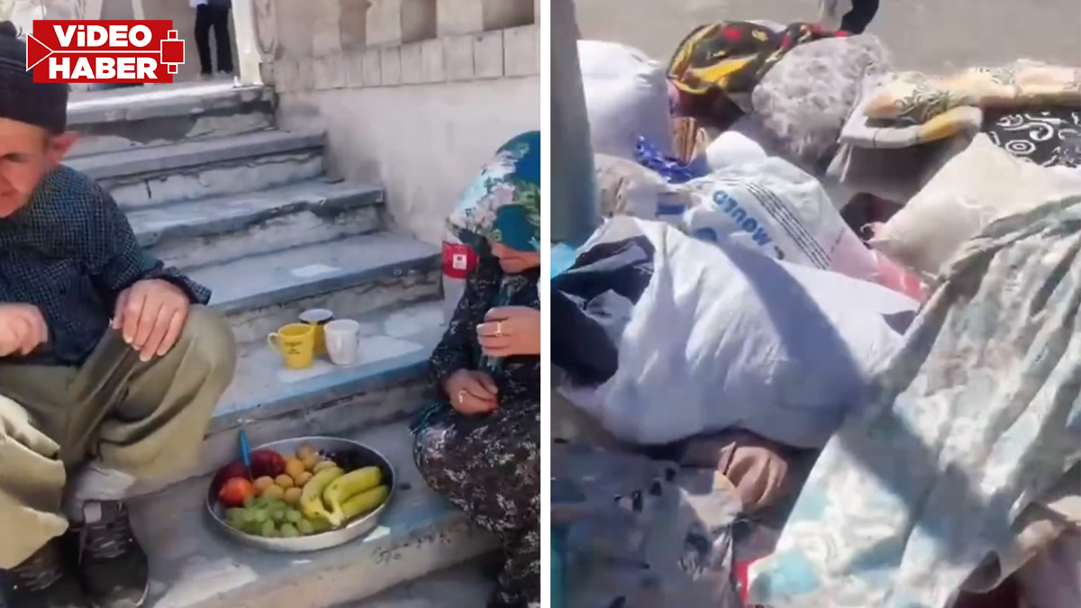Urfa’dan Cizre'ye yönlendirilen aileden yürek yakan görüntü!