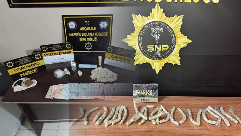 Şanlıurfa'da uyuşturucu operasyonları sürüyor: 2 şüpheli gözaltında