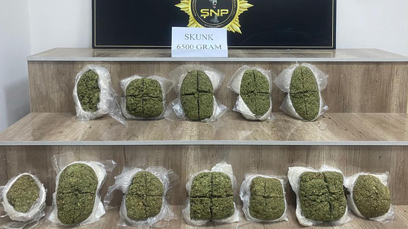 Şanlıurfa'da skunk tacirlerine operasyon