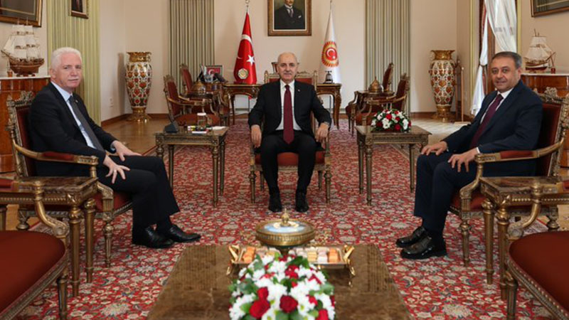 Vali Şıldak’tan TBMM Başkanı Kurtulmuş’a ziyaret