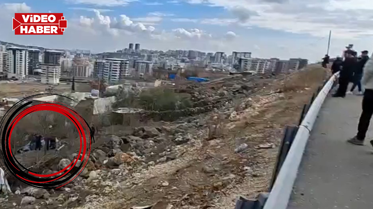 Şanlıurfa’da otomobil uçuruma sürüklendi!