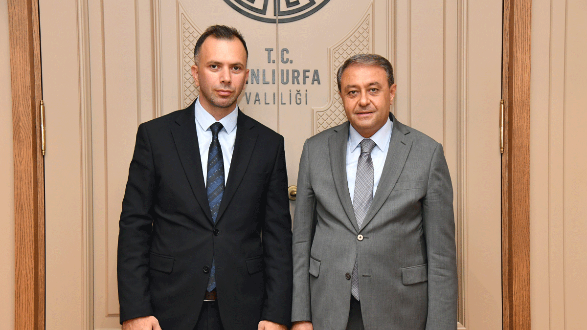 Şanlıurfa’da atanan müdürden Vali Şıldak’a veda ziyareti