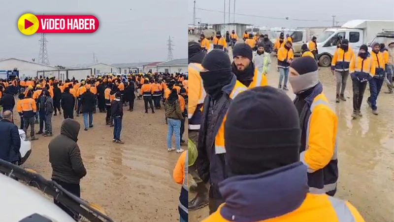 Şanlıurfa’da GES işçilerinden iş bırakma eylemi