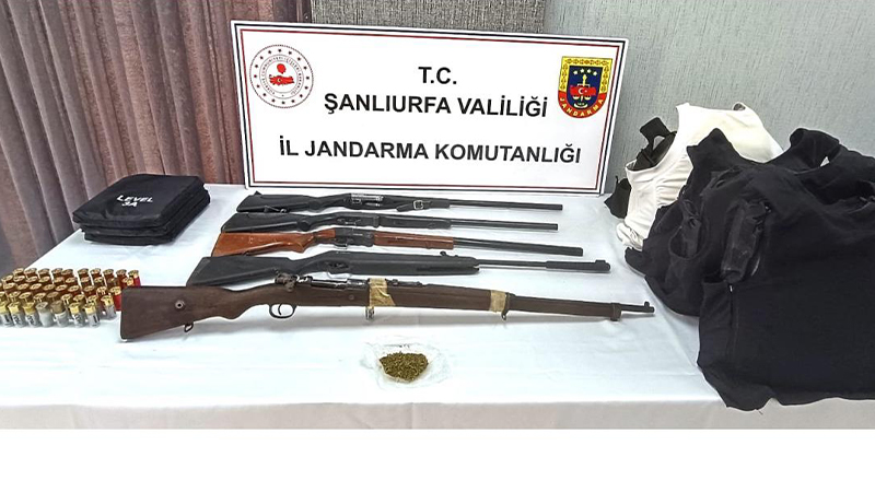 Şanlıurfa’da operasyon: 3 cinayet zanlısı yakalandı! Silahlar ve esrar ele geçirildi!