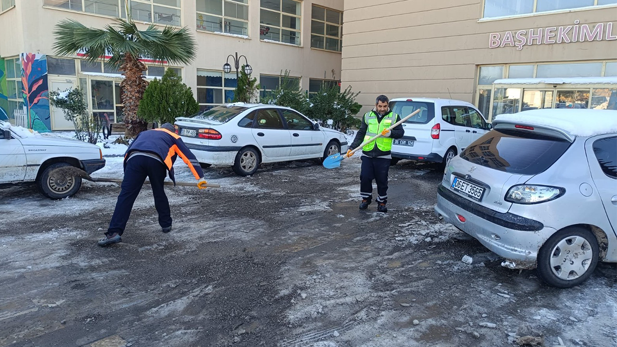 Viranşehir’de yağışa karşı teyakkuza geçildi