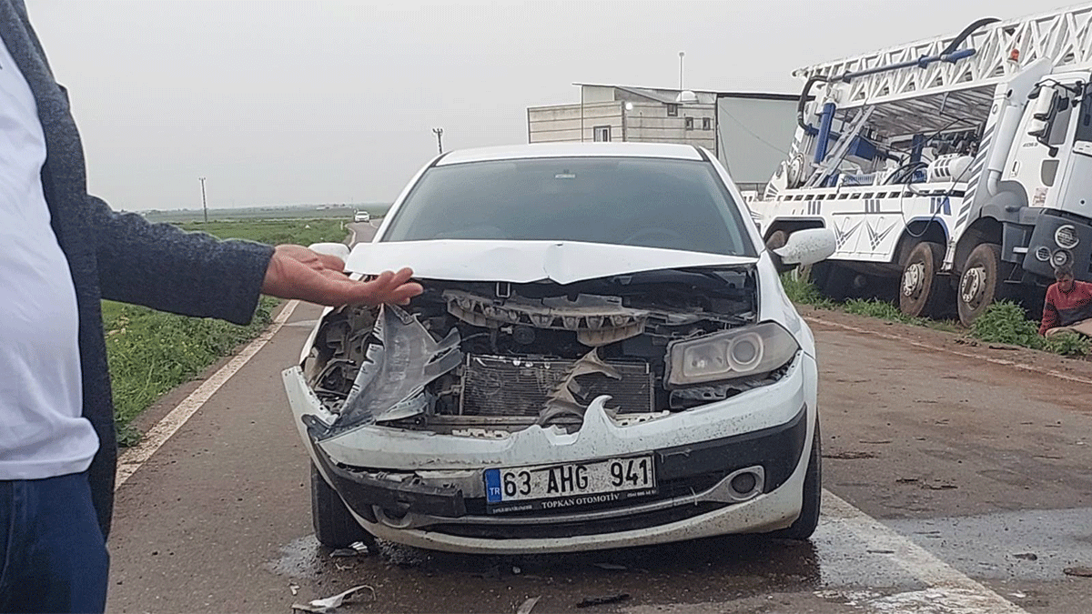 Şanlıurfa’da feci kaza ucuz atlatıldı!