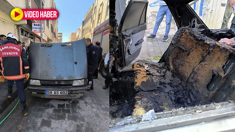 Korku dolu anlar! Şanlıurfa'da alevlere teslim oldu