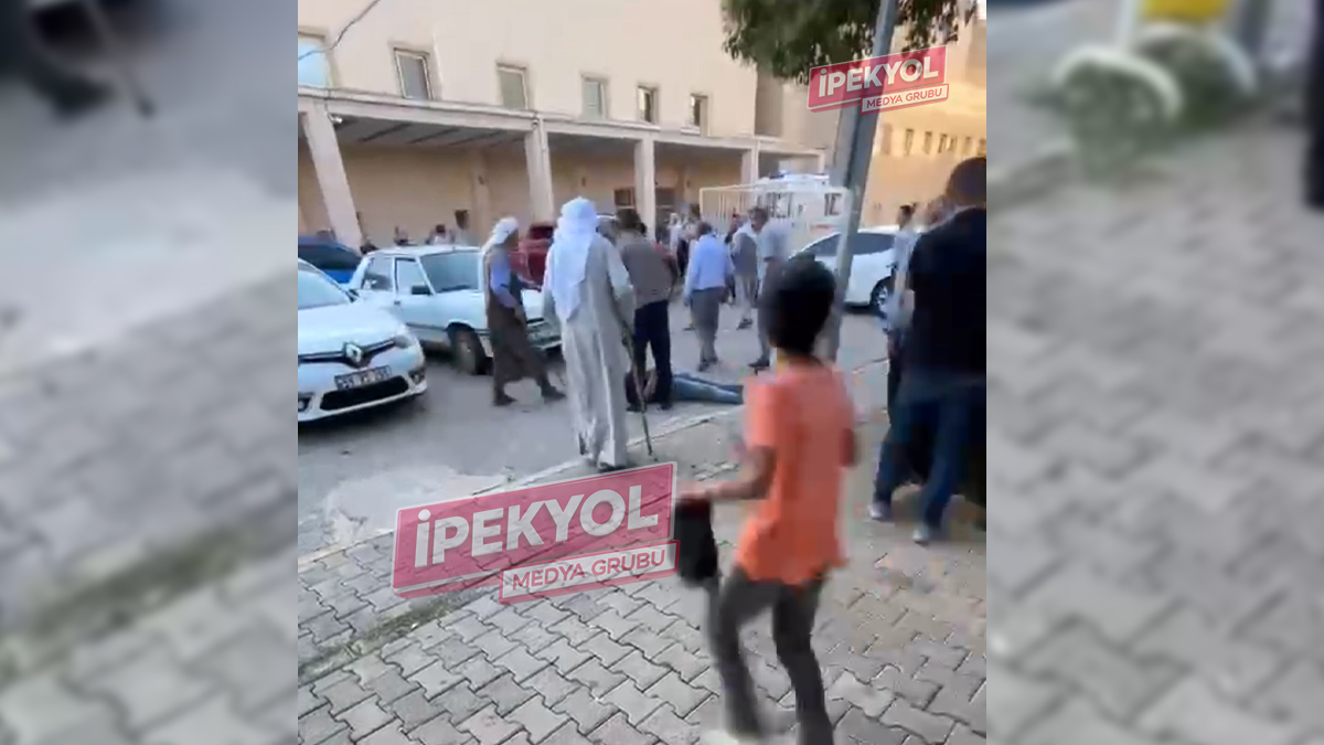 Şanlıurfa’da husumetlilerin hedefi hastane bahçesi oldu: 1’i kız çocuğu 2 yaralı