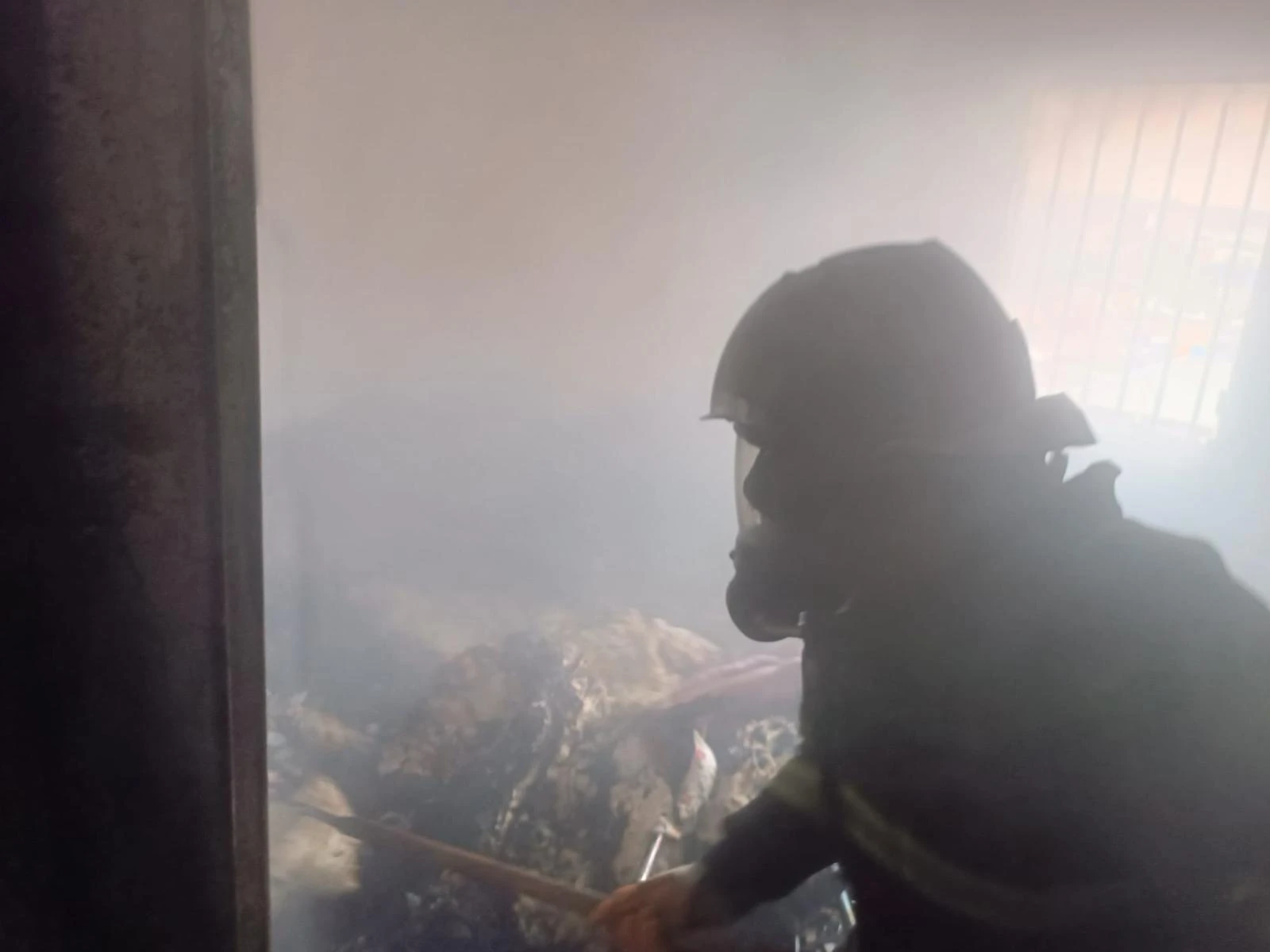 Eyyübiye’de 4 katlı binada yangın çıktı