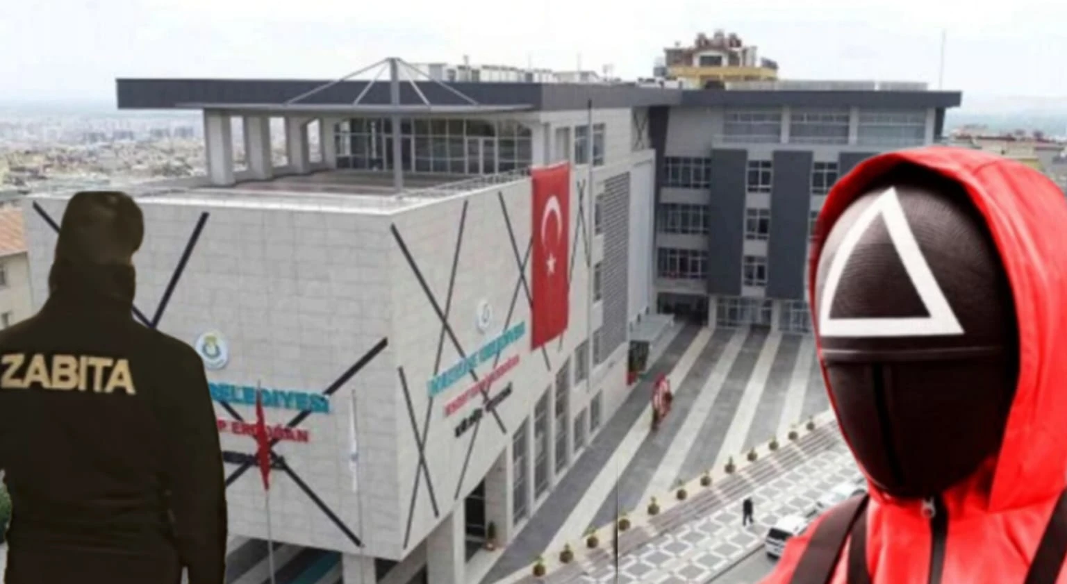 Şanlıurfa'daki belediye de akıma katıldı... 'Squid Game' paylaşımı