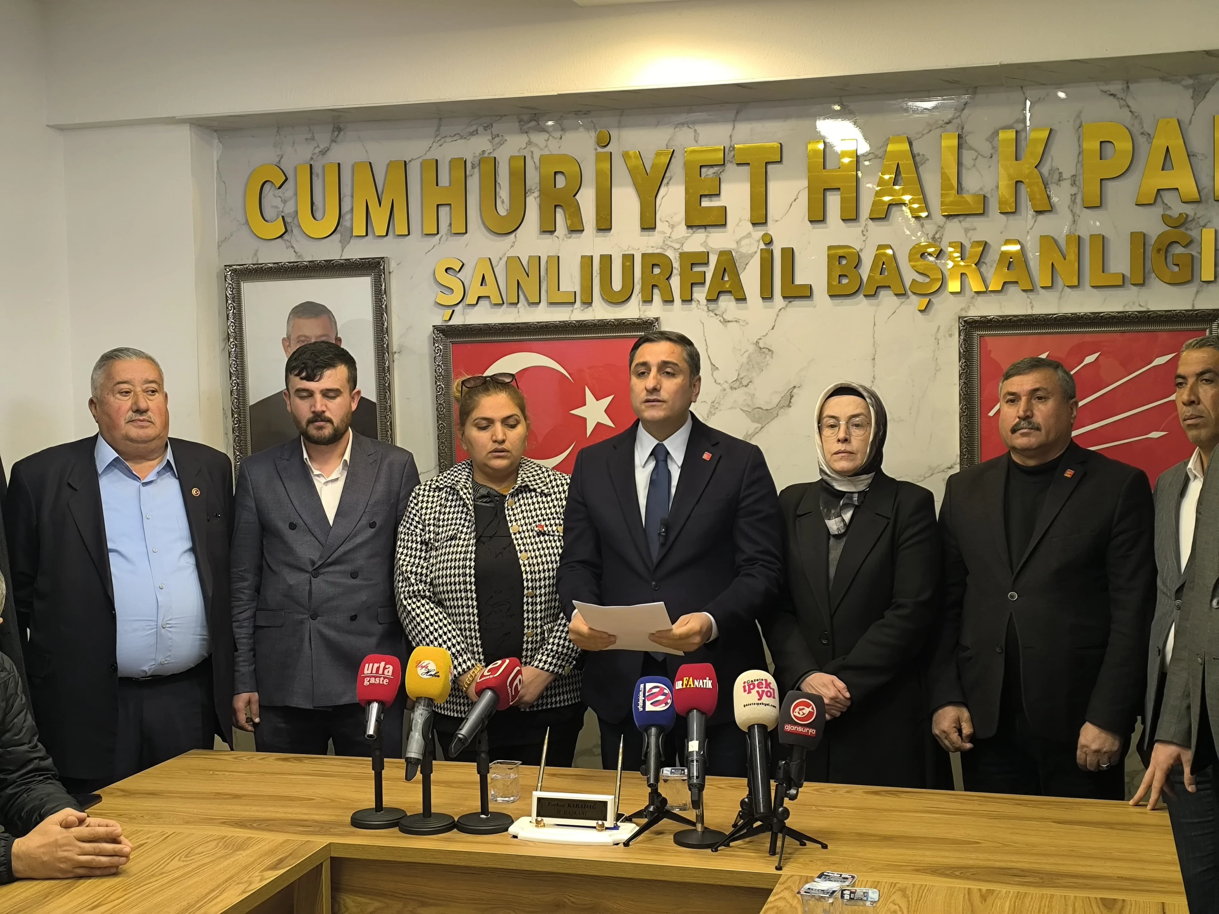 CHP Şanlıurfa’dan iddialara sert yanıt: Bu iddialar bir operasyonun parçasıdır