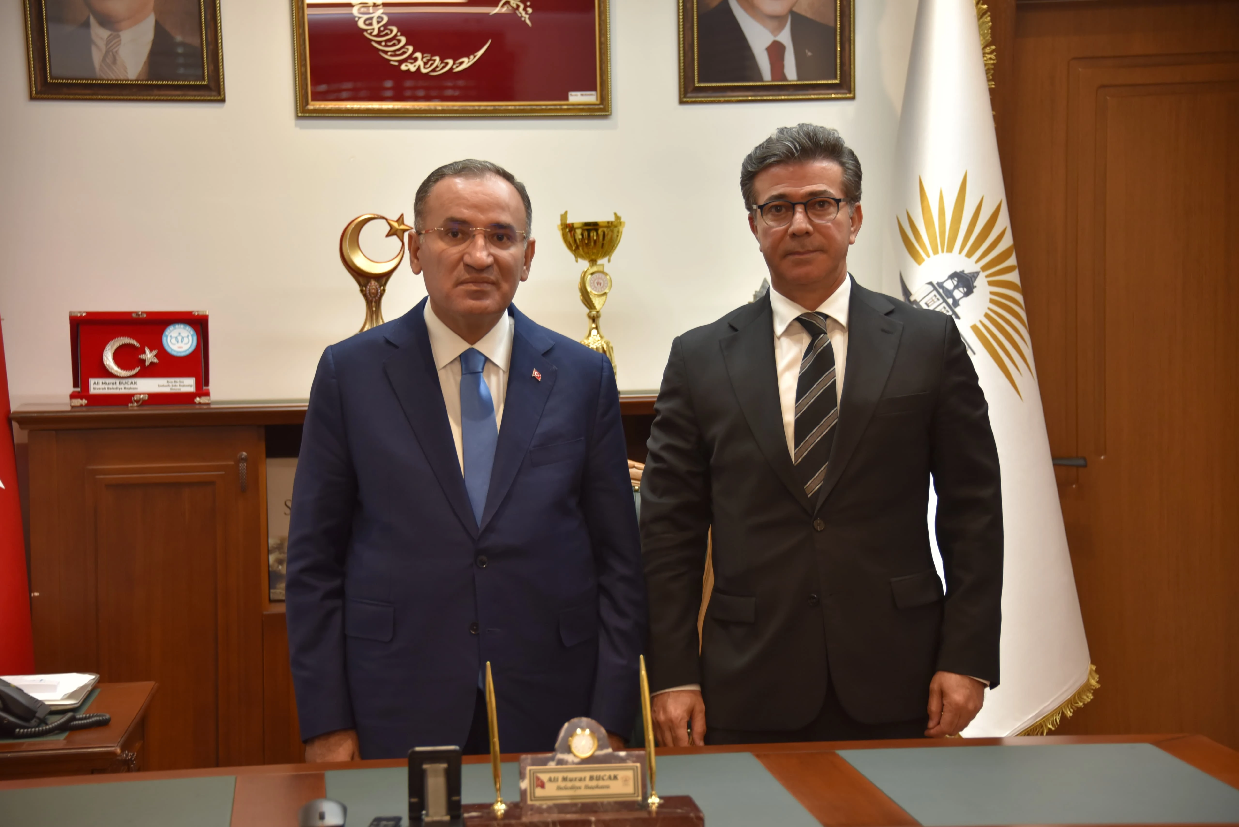 Bekir Bozdağ'dan Başkan Bucak'a destek açıklaması: Başkan yardımcısı gibi hizmet edeceğiz