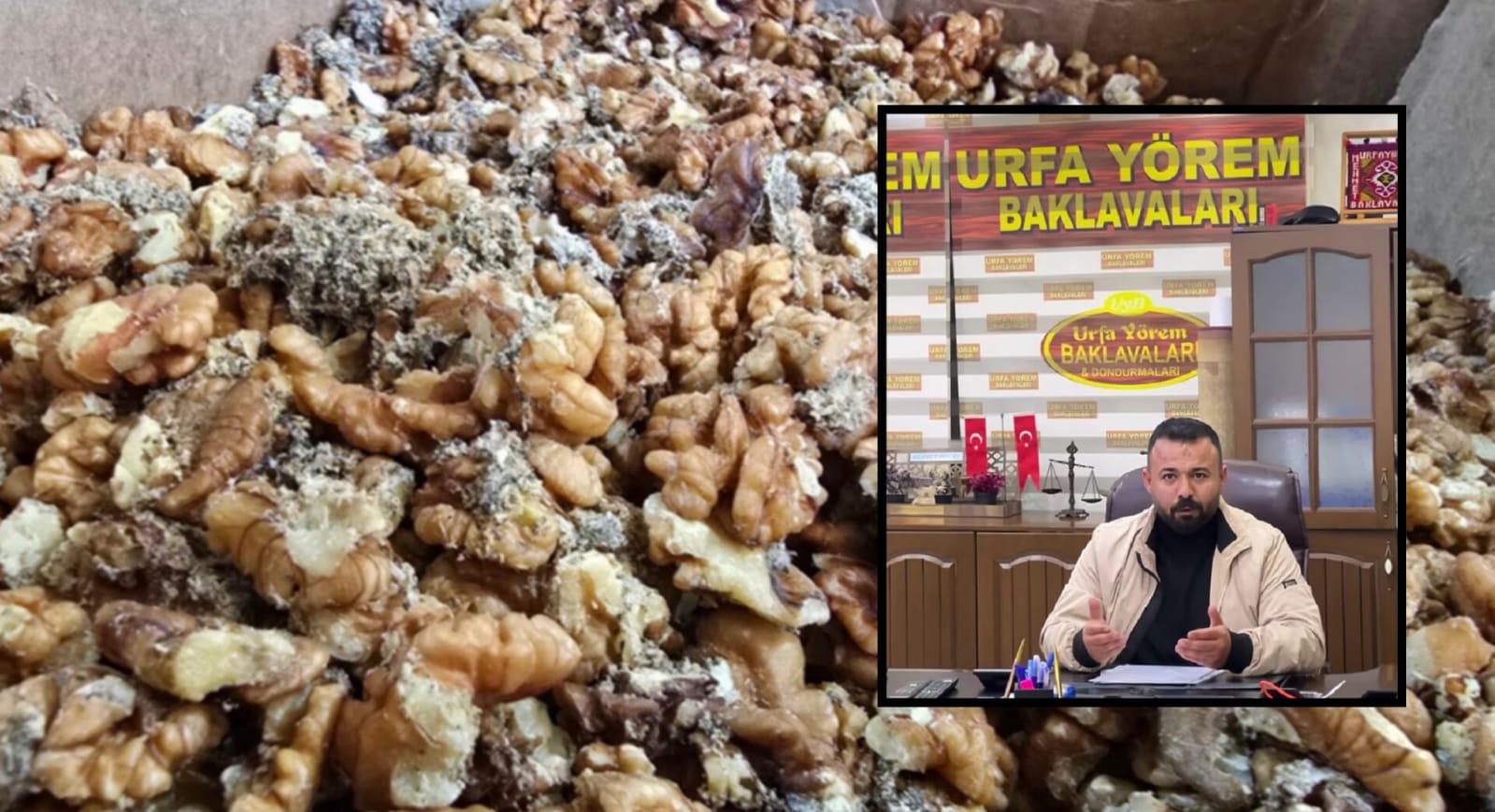 Kurtlanmış ceviz sonrası Urfa Yörem Baklavaları'ndan açıklama: Bizimle hiçbir alakası yok!