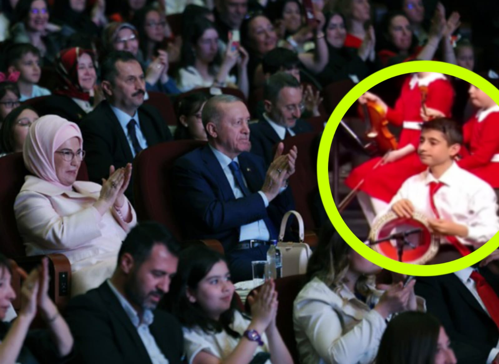 Şanlıurfalı genç çaldı, Cumhurbaşkanı dinledi... Yetenekli isim koroda!