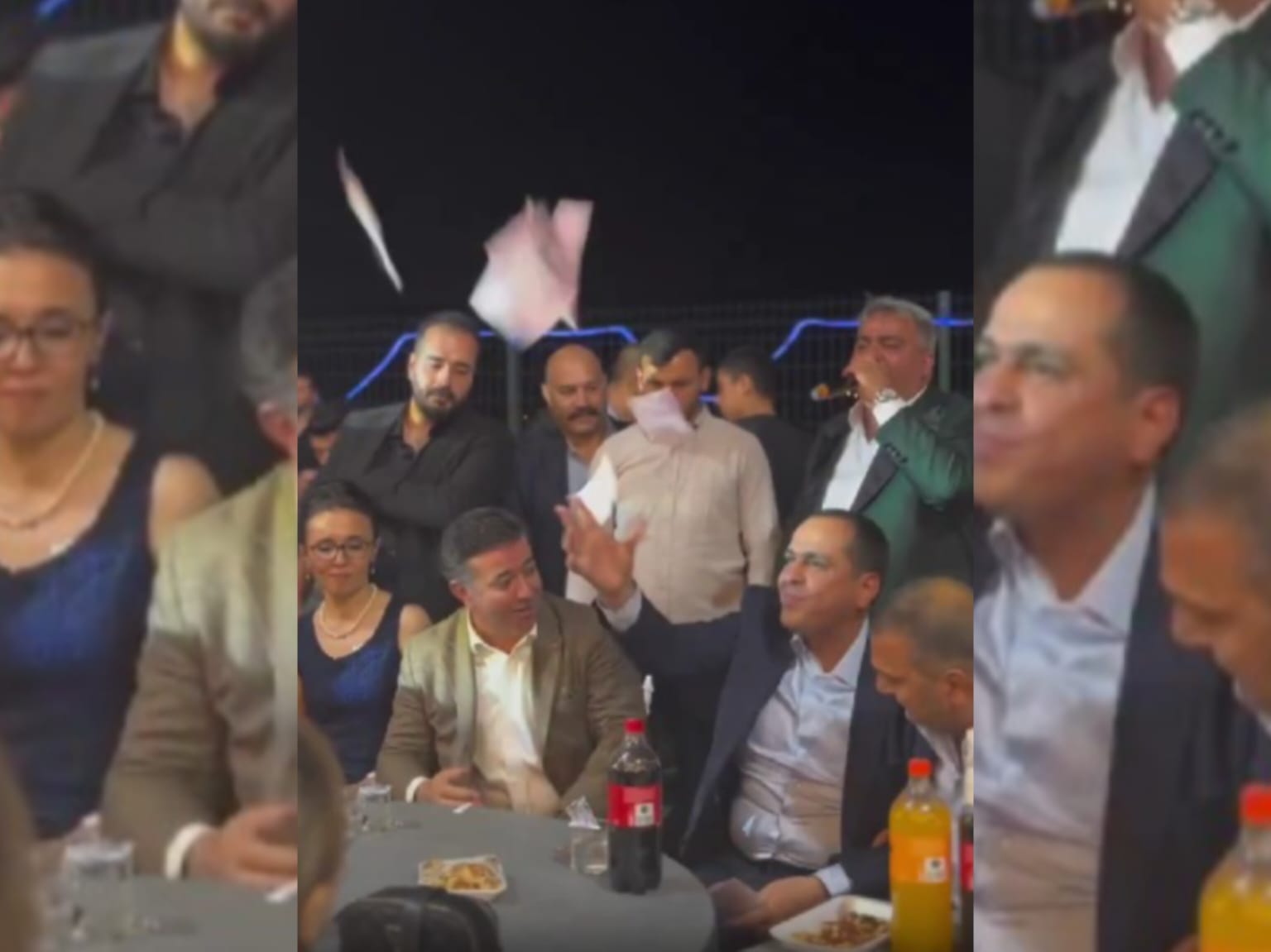 Şanlıurfa'da belediye başkanı para yağmuruna tuttu! İşte o anlar...