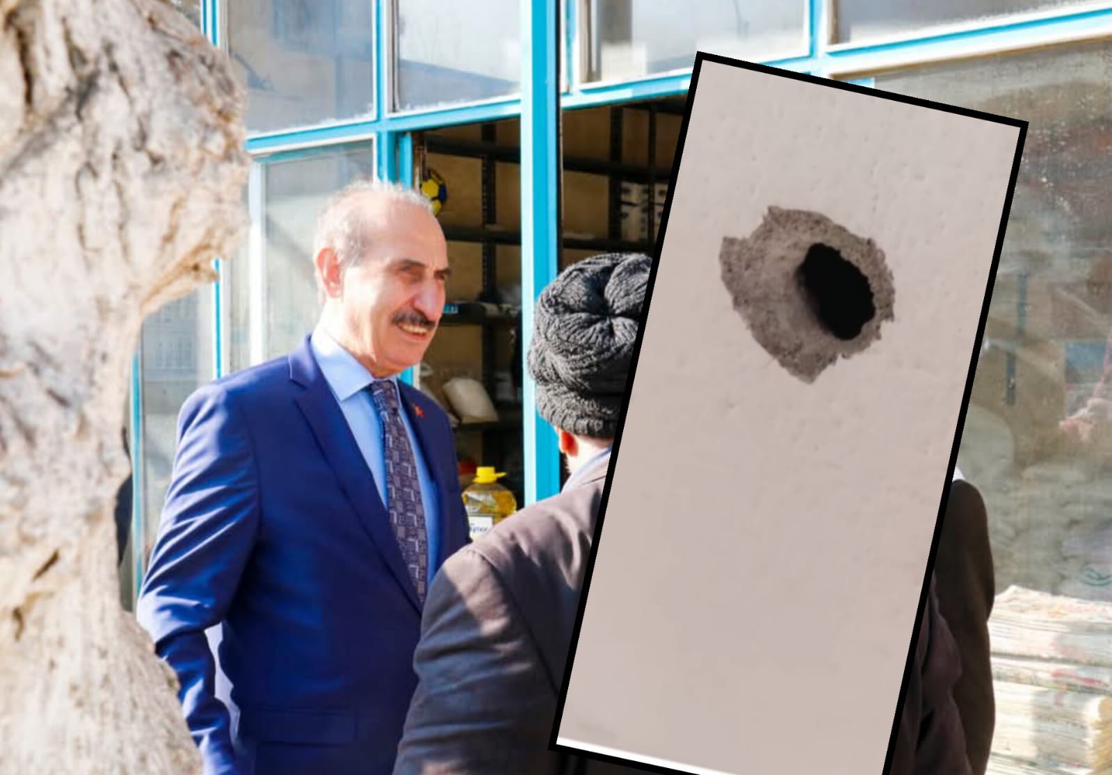 Akçakale eski belediye başkanının misafir odası tarandı! Çok sayıda kurşun...