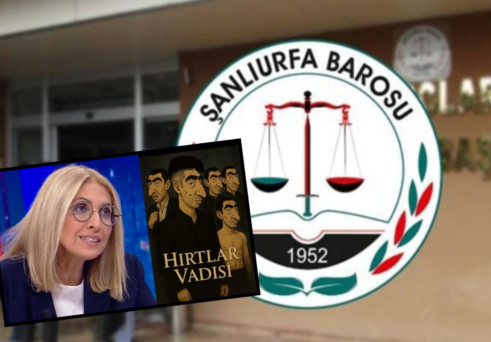 "Hırtlar vadisi" görseli... Şanlıurfa Barosu'ndan ünlü profesöre tepki!