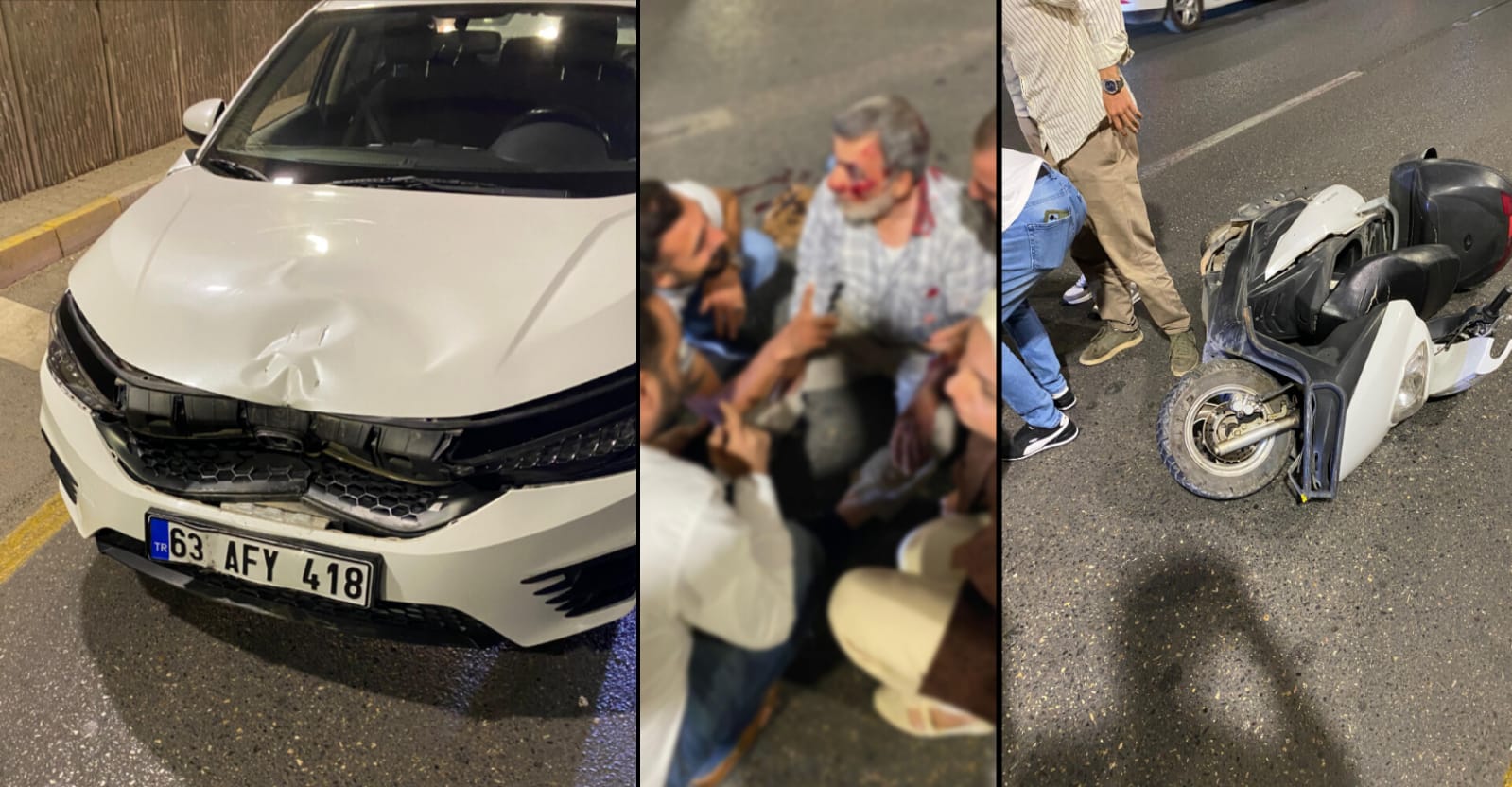 Şanlıurfa'da alt geçitte kaza! Yaralı var