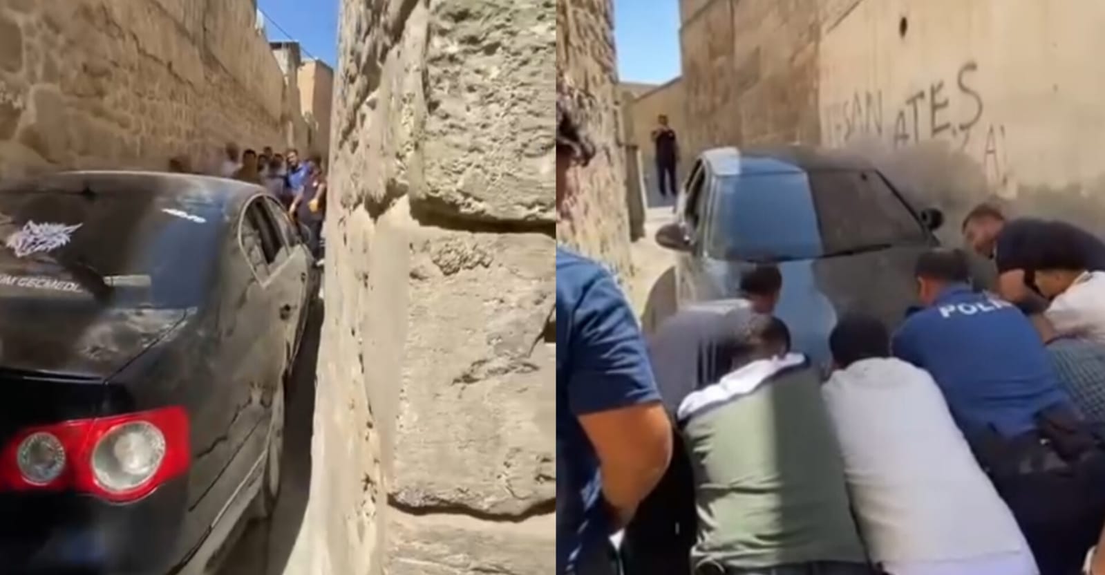 Şanlıurfa'daysanız dikkat! Bazı sokaklar size de dar gelebilir...