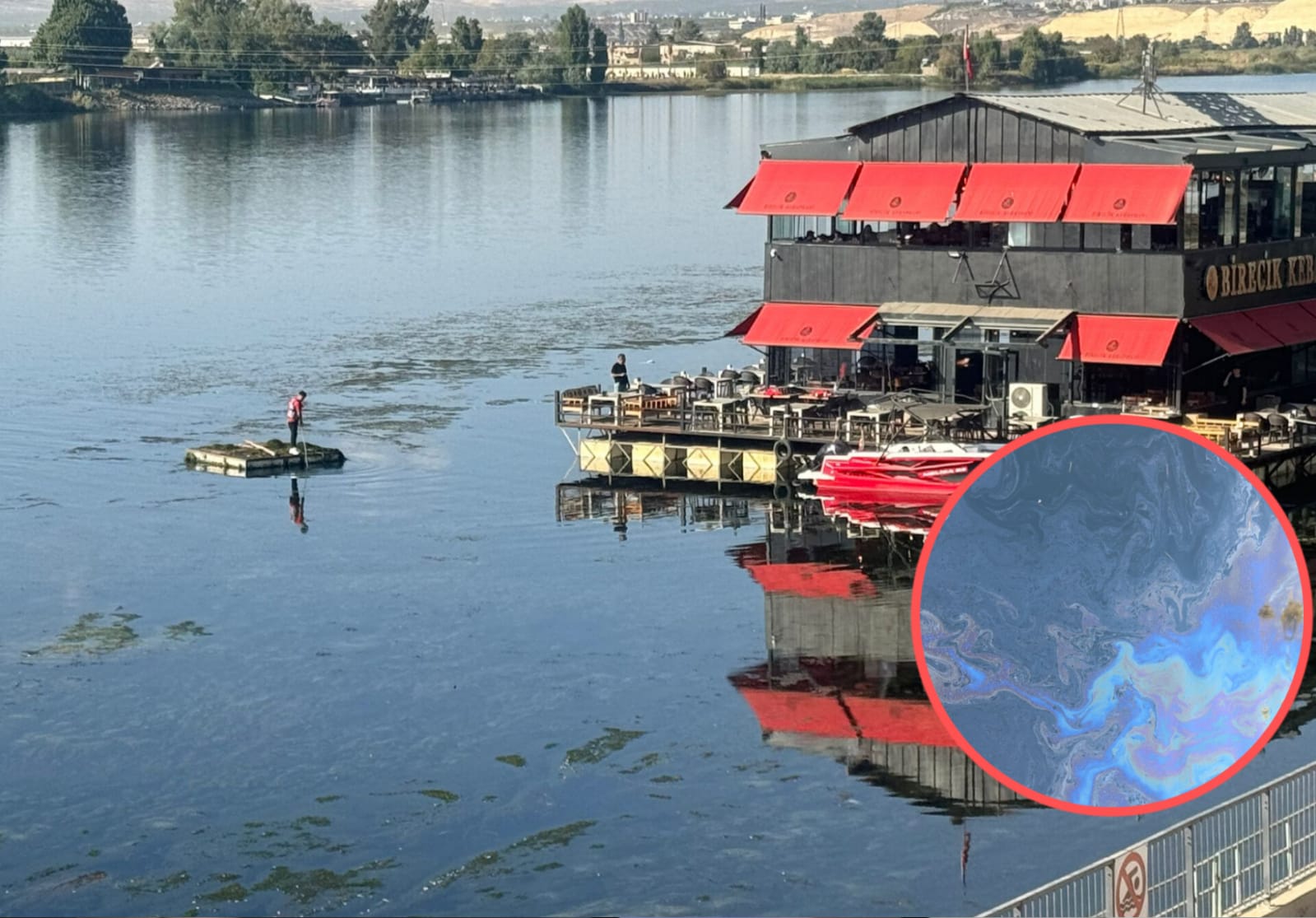 Fırat sularındaki işletmeye tepki... Eleştirilerin odağı oldu