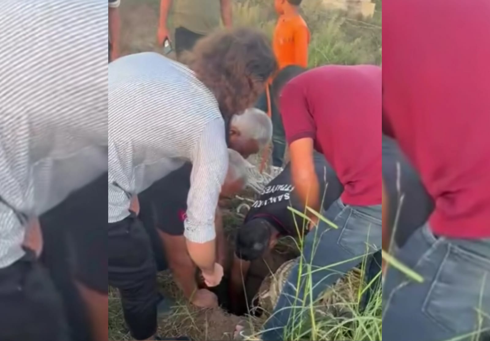 Kanalizasyon çukurundan ses duydular! Şanlıurfa itfaiyesinden kurtarma operasyonu