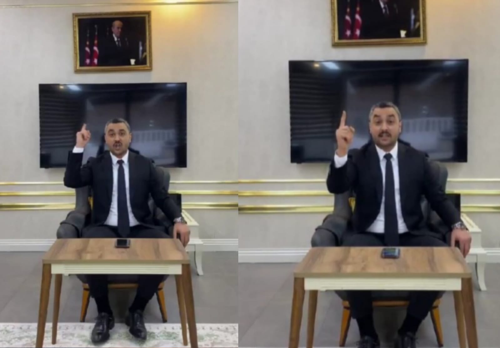 Siverek'te MHP'li başkan: Taş fırlatana kaya göndermek namus borcum olsun!