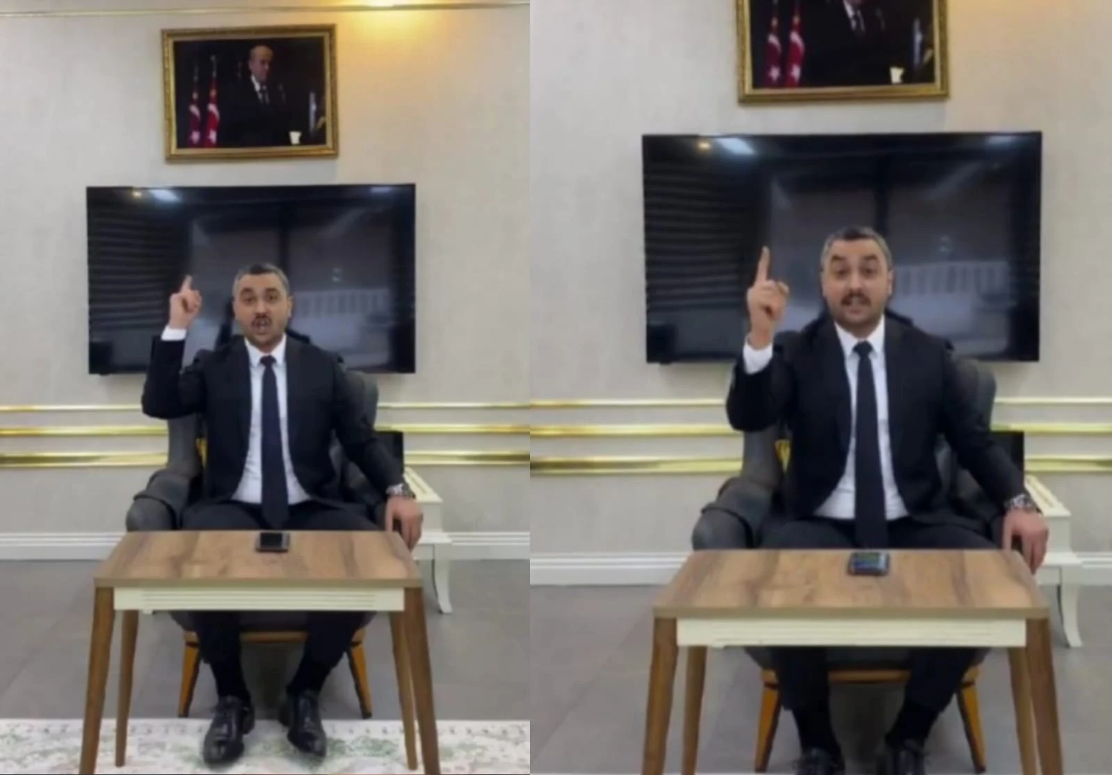 Siverek'te MHP'li başkan: Taş fırlatana kaya göndermek namus borcum olsun!