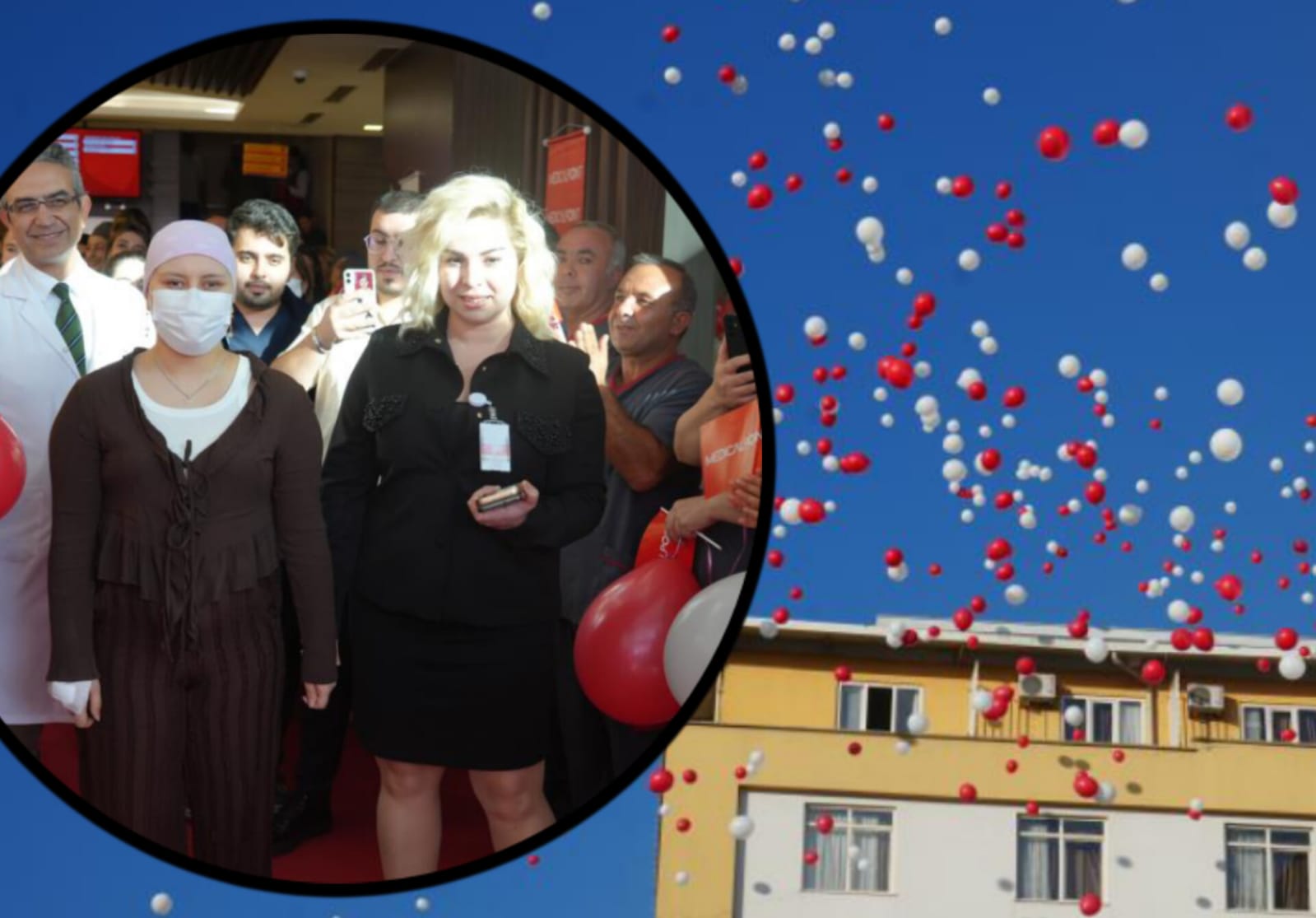 Bu kez balonlar Şanlıurfalı Didem için uçtu... Kanseri yendi