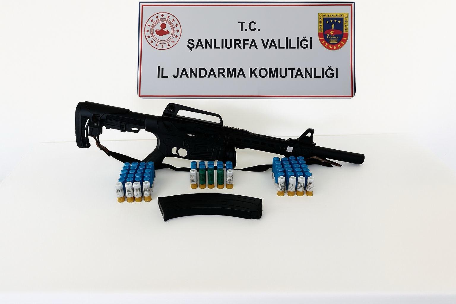 Şanlıurfa’da yasa dışı silah operasyonu! Evden mühimmat çıktı
