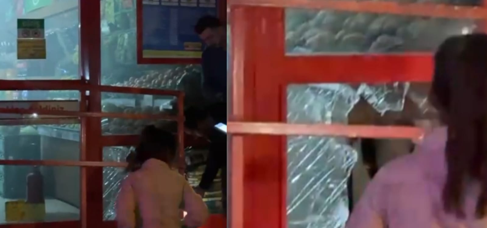 Şanlıurfa'da zincir markette yangın! Camı kırıp...